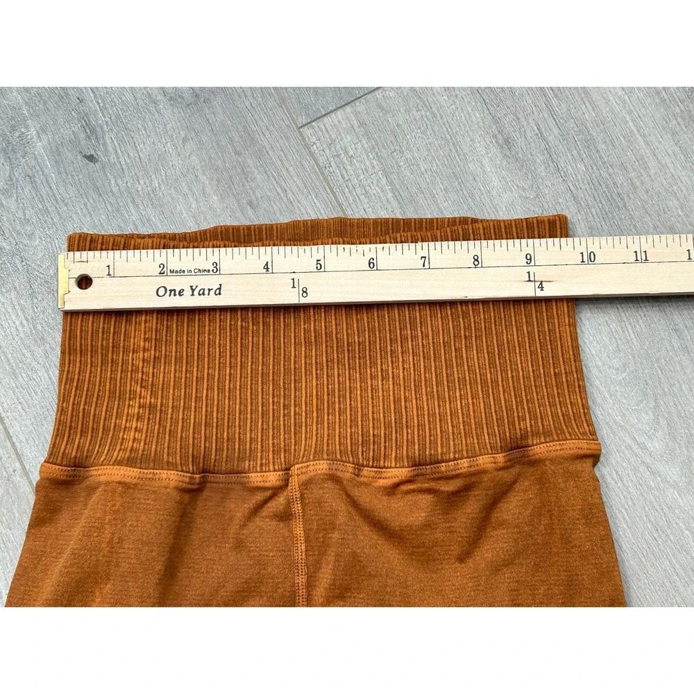 Free People Movement Good Karma Leggings High Waisted Stretch Brown Size XS/S‎